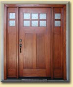 Craftsman Single Door with Sidelites
